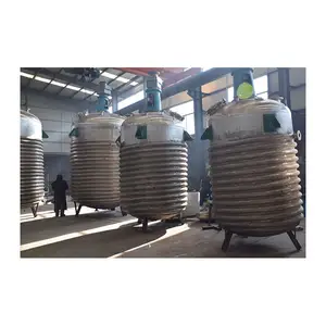 New Vacuum Glue Reactor Automatic Tank Reactor Condenser Electric Heating Jacketed Stainless Steel Reactor