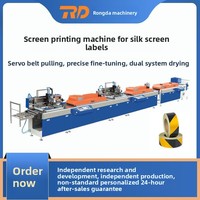Nueva Máquina de Serigrafía Automática Multicolor Rongda Roll-to-Roll, Área de Impresión 800x280 para Ropa/Prendas de Vestir, 1 Año de Garantía