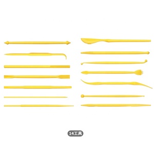 Set di strumenti per scolpire argilla plastica da 14 pezzi ceramica ceramica ceramica ceramica strumenti di pittura per vasai e sculture - Product Image 4