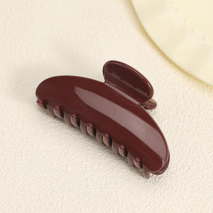 Pince à cheveux élégante en demi-cercle brillant style coréen pour femme, petite pince requin pour l'arrière de la tête, accessoires capillaires haut de gamme - Product Image 6