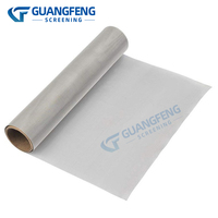 Guangfeng OEM 20 30 50 100 200 300 400 500 1000 Micron 304 316 316L Tamis filtrant en treillis métallique en acier inoxydable, Tamis vibrant