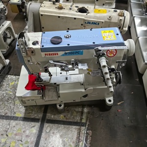 High-Speed Professional W500pc Motorized Flatlock Sewing <b>Machine</b> for Knits <b>Stretch</b> Fabrics Home & Industrial Use - Product Image 1