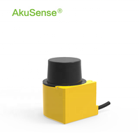 Scanner LiDAR AKUSENSE série AS-21C, technologie TOF pour l'évitement d'obstacles des chariots élévateurs en entrepôt, capteurs de déplacement certifiés CE