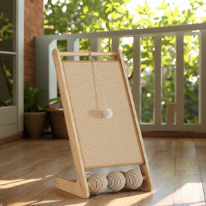 Pannello antigraffio antigraffio per gatti in legno massiccio verticale antigraffio antigraffio antiusura per gatti - Product Image 1