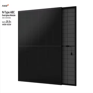 Módulo de Doble Vidrio Aiko Solar Neostar 3S+54, 460W 465w 470w 475w 480w 485w 490w, Tipo N, ABC, Bifacial, Paneles Solares Completamente Negros AIKO N - Product Image 4