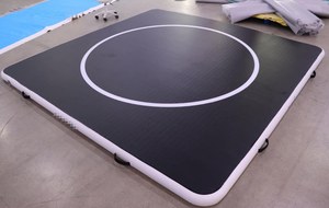 Damla Dikişli Şişirilebilir Sert Güreş Yoga Matı Jimnastik Matı Sanatlar Katlanabilir Üretken Taekwondo Matı - Product Image 4