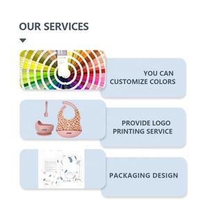 Juego de alimentación de silicona para niños sin BPA, productos para bebés recién nacidos, vajilla de cena segura no tóxica para niños pequeños - Product Image 3