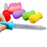 Pipette de transfert miniature de 5 ml avec bulbe en silicone réutilisable et écologique pour usage domestique