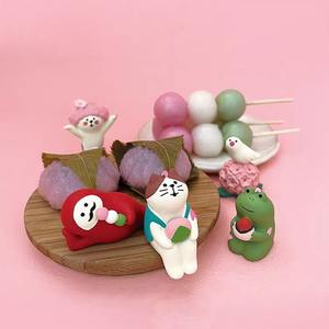 Miniature Diorama Récolte d'automne, artisanat, cadeaux ludiques tendance, style japonais ZAKKA, chat, INS, bonsaï, nourriture, décoration ludique, petits ornements en résine - Product Image 4