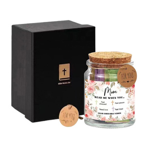 Pot de versets bibliques pour <span class=keywords><strong>maman</strong></span>, cadeaux chrétiens, pot de versets bibliques allemands, accessoires bibliques, pot de prière, espoir, articles chrétiens - Product Image 1