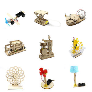 Jouets STEM d'assemblage faits à la main, jouets d'ingénierie scientifique, paquets <span class=keywords><strong>de</strong></span> tiges en un, robotique, kits éducatifs scientifiques en gros pour enfants - Product Image 1