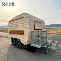 Camion de restauration mobile au design unique, avec système de distribution de floss spun personnalisé, pour la restauration et la vente ambulante