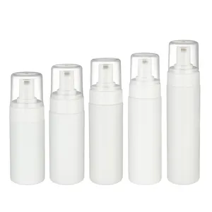 30 ml50ml60ml100ml150ml200ml toptan PET beyaz sabun kabarcık pompa şişesi kabarcık pompası ve kapak