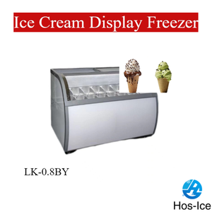 Kem Hiển Thị Gelato Popsicle Máy Thực Phẩm Đẩy Giỏ Hàng Kem Tủ Lạnh - Product Image 2