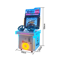 Machine de jeu de course d'arcade pour enfants |   Simulateur de course automobile à monnayeur pour 2 joueurs pour parc d'attractions