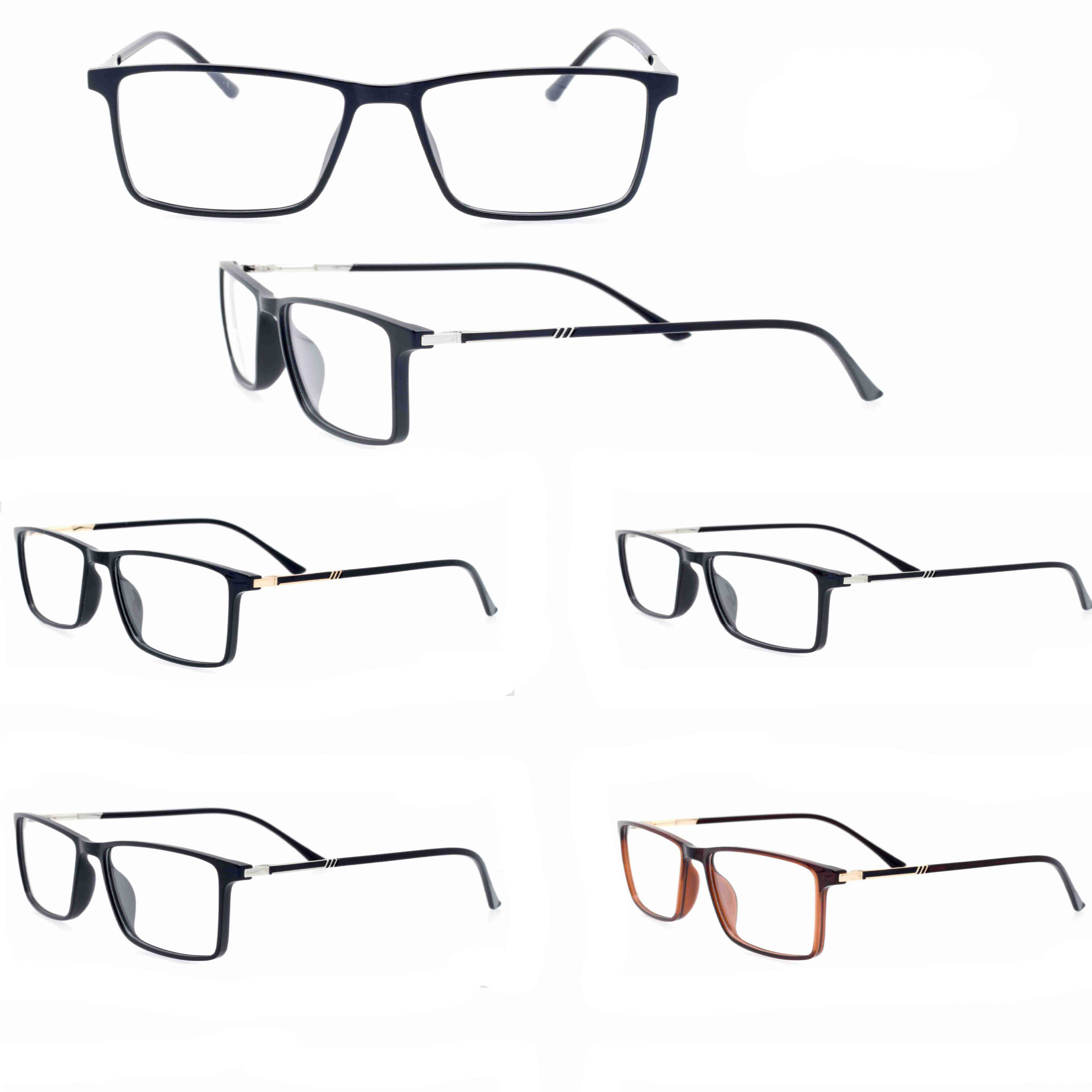 2022 Wholesale Optical Eyeglasses Free Sample Acetate Plastic Eye Glasses  Frame with Animal Pattern New Styles
