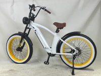 Vélo électrique à pneus larges de type Beach Cruiser, fabriqué en Chine, OEM/ODM, batterie cachée 48V 15Ah, moteur Bafang 48V 750W