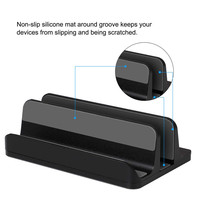 Support de support en aluminium réglable de vente chaude pour ordinateur portable Macbook PC et Mobile