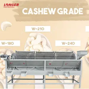 300KG/H Size Sorting Calibration Raw Cashew Nut Size Sorting Machine For Cashew Nut