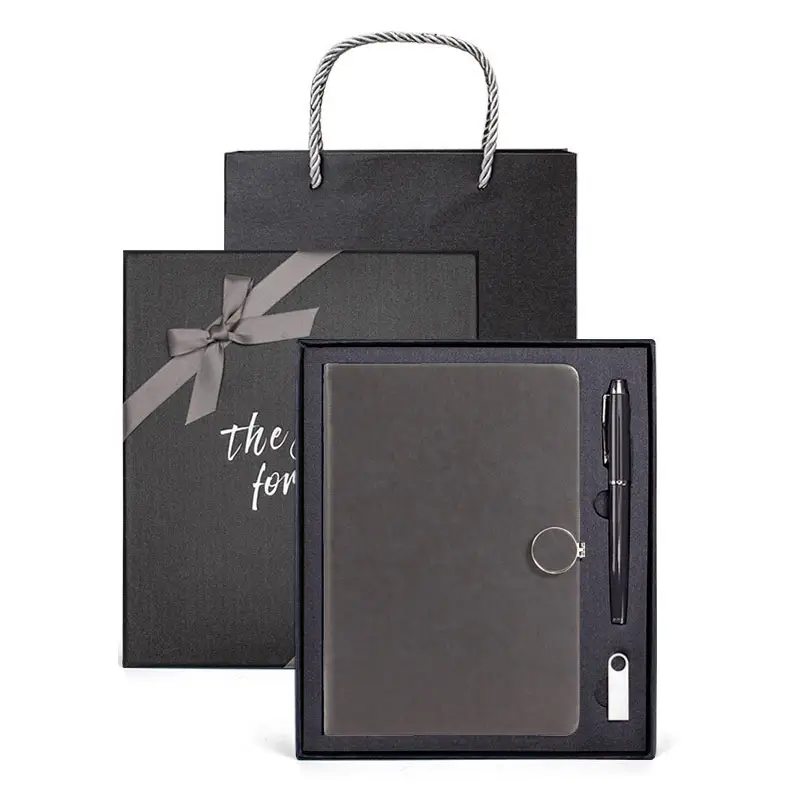 Кожаная многоразовая записная книжка для путешественников для мужчин и женщин, подарочный набор ручной работы с записной книжкой и стильной ручкой, U-диск