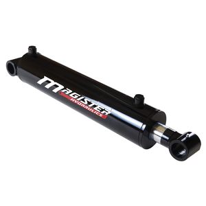 Tige de vérin hydraulique noire pour équipement industriel - Product Image 1