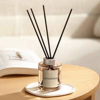 Bouteille diffuseur de parfum en verre transparent de luxe, grande taille, vide, 50ml 100ml 150ml 200ml, pour la décoration intérieure - Vente en gros