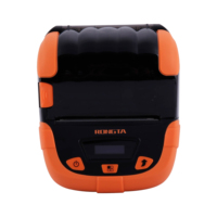 Printer Thermal 80Mm, Printer Thermal Mini Bluetooth Genggam Kode Bar Tanda Terima Pos Thermal
