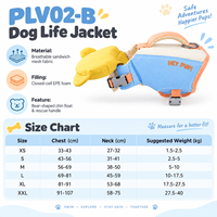 Gilet de flottation réglable pour chien avec flotteur mentonnier et poignée de sauvetage – OEM/ODM, couleurs personnalisées pour petits et grands chiens