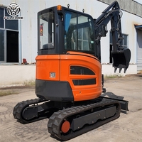 Harga Dealer Langsung Pabrik FULCORE Excavator Mini 3T Mesin Yanmar EPA CE Distributor Dicari Perlindungan Regional
