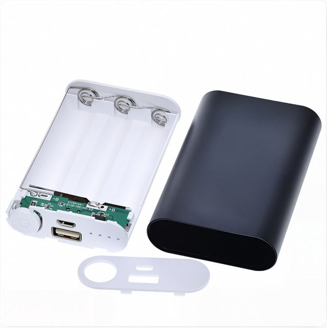 10000mah Aluminum Power Bank Case Kit 3x18650 Battery Charger Diy Box for Smart Phone MP3 Electronic Mobile Charging