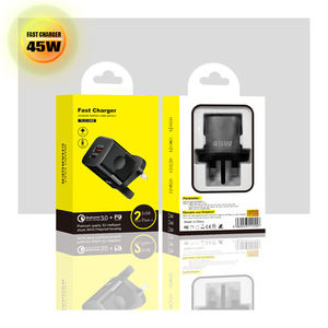 20W/35W/45W double ports USB C prise britannique <span class=keywords><strong>chargeur</strong></span> rapide pour Huawei pour <span class=keywords><strong>Samsung</strong></span> S24 <span class=keywords><strong>chargeur</strong></span> à <span class=keywords><strong>induction</strong></span> <span class=keywords><strong>portable</strong></span> pliable pour ordinateur <span class=keywords><strong>portable</strong></span> - Product Image 4