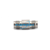 Adaptador de Barril Hembra-Hembra INERGEK de 50 GHz, Conector Jack a Jack de 2.4 mm, Acoplador RF en Línea de 50 Ohmios para Conexiones de Microondas de Precisión