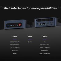Mini PC BOSGAME M4 AMD Ryzen 7 7840HS 32 Go DDR5 1 To SSD PCIe Triple écran 4K USB4 Oculink Double LAN 2.5G Wi-Fi 6E