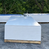 Feuille de plastique d'ingénierie PP de qualité alimentaire, résistante aux UV, aux acides et antistatique, avec service de découpe