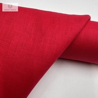 Kain Linen Mindun dalam Gulungan Harga Murah Per Meter YARN Dyed Natural 100% Linen Prancis Murni Tenun Polos 100linen Kemeja Custom