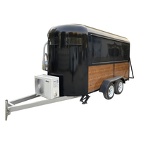 Remorque de restauration rapide Mobile, camion de nourriture de café, remorque de nourriture personnalisée à vendre