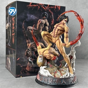 Attacco al titano YOYO forma di battaglia Eren Yeager statua figura modello <span class=keywords><strong>Anime</strong></span> da collezione con Display di Base all'ingrosso - Product Image 6