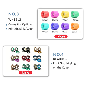 สเก็ตบอร์ดไม้เมเปิลแคนาดาแบบเต็มรูปแบบ - Product Image 3