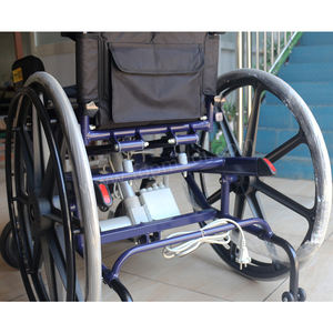 Silla de Ruedas Eléctrica con Respaldo Alto, Silla de Ruedas Motorizada con Elevación Manual para Ancianos y Discapacitados - Product Image 4