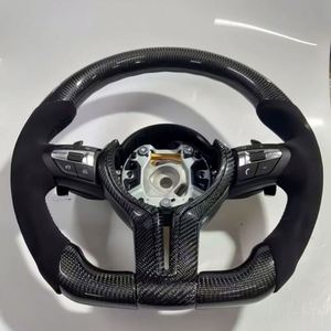 Volant personnalisé en fibre de carbone et suède pour <span class=keywords><strong>BMW</strong></span> M2 M3 M4 M2 F87 M5 F90 X3M F97 F10 F30 F85 F33 F36 F20 F22 X3 X5 X6 325i - Product Image 2