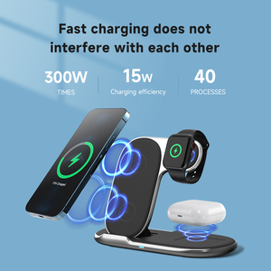 Meilleur vendeur 2024 sur Alibaba Produit le plus vendu Rapide pour AirPods Montre Téléphone Chargeur sans fil 6 en 1 - Product Image 6
