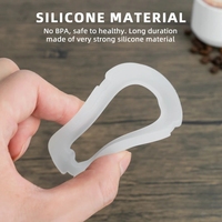 Anneau de vapeur en silicone pour machine à expresso Pièces de rechange Joint en silicone pour machine à café Tête de brassage Anneau d'étanchéité en silicone