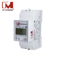 Medidor de Energía Wifi para Riel DIN EM114084-01, Medidor de Potencia con Control Remoto Bidireccional Modbus TCP