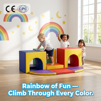 Blocs de jeu en mousse souple approuvés par les pédiatres, blocs de jeu en mousse souple sécurisés pour les tout-petits, conformes aux normes CE et CPC, sièges sécurisés pour salle de sport intérieure