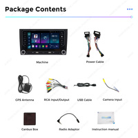 MEKEDE Écran Android Car-play Auto 4+64G Lecteur multimédia audio de voiture 1024*600 Navigation GPS 7 pouces pour VW