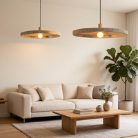 Lampe suspendue en feutre recyclé couleur personnalisée, abat-jour chaud et confortable pressé à chaud pour salle à manger et salon