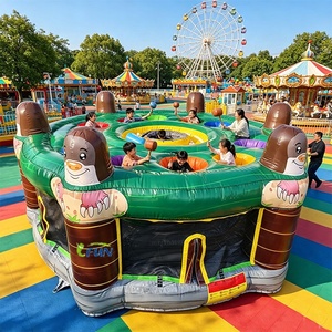 Jeu gonflable géant de Whack-A-<span class=keywords><strong>Mole</strong></span> en bâche PVC, de qualité commerciale, jeu interactif de fête foraine pour fêtes, <span class=keywords><strong>plage</strong></span> et camping - Product Image 1