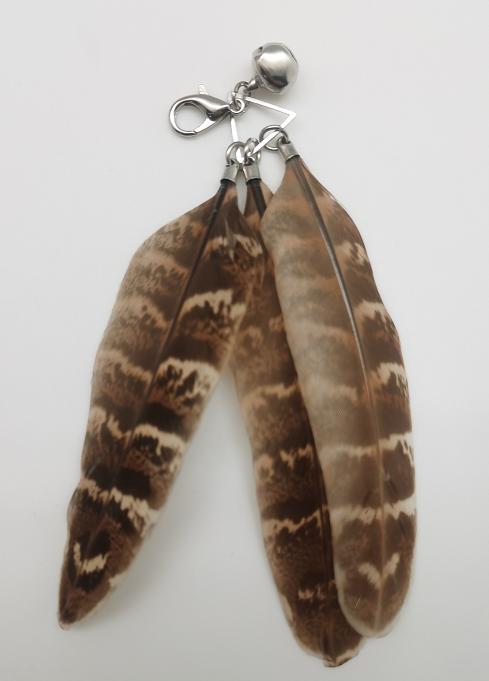 Winged feather replacement head