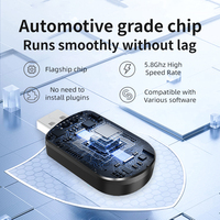 Adaptateur 2 en 1 Trolink Tek B115, clé USB avec convertisseur filaire vers sans fil, mini-convertisseur universel Android Auto & CarPlay pour voitures
