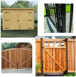 สลักเกลียวสำหรับประตูทำจากสเตนเลสสตีลทนทานขนาด18นิ้วสำหรับรั้วไม้หรือประตู - Product Image 3